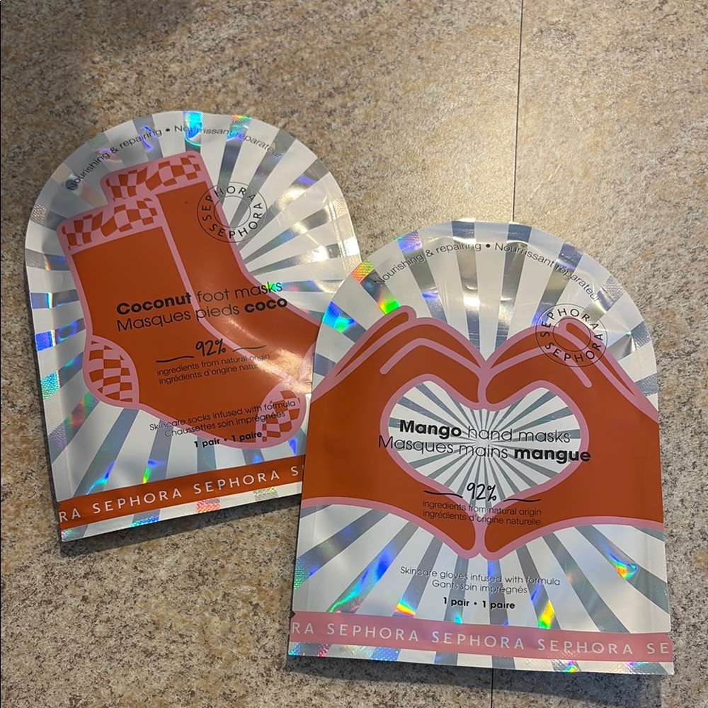 🌸3/$15🌸 Sephora Hand & Foot Masks